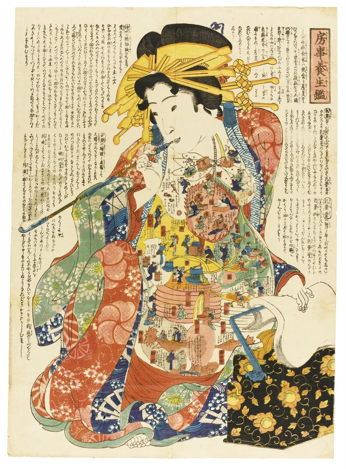 Inside the Human Village Japanese Woodblock Prints and the Visualization of 19th Century Physiology